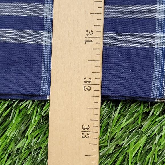 Vintage 90s Western Hippie Button Shirt 3XL 19.5 30x32 Baggy Plaid - Picture 6 of 12